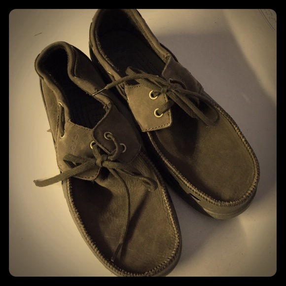 Men's Crocs brown shoes