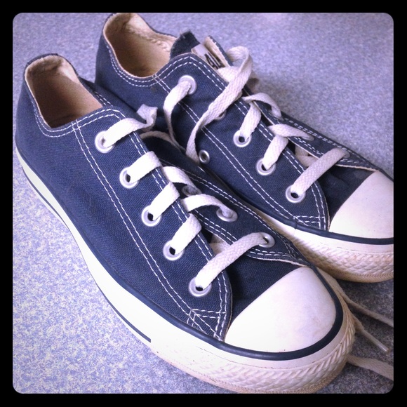 Navy Converse All Stars- Women's size 5
