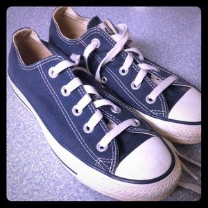 Navy Converse All Stars- Women's size 5