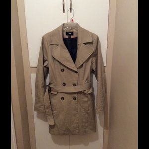 H&M tan trench coat