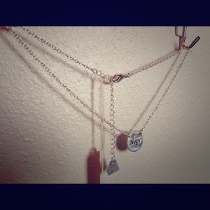 Two sided Hope/Love necklace