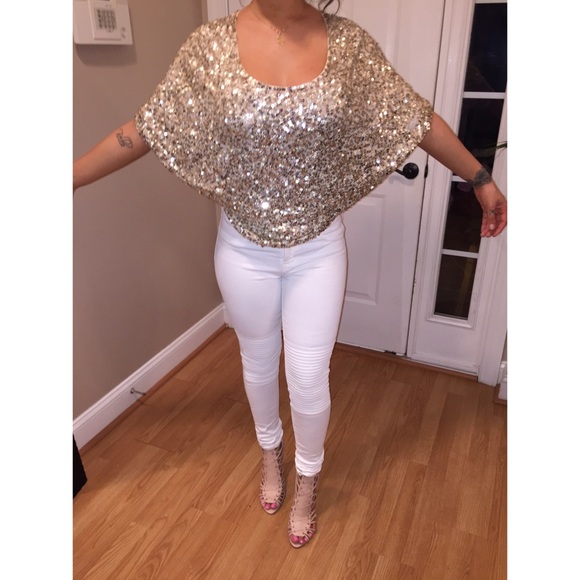 Vince Sequin Blouse