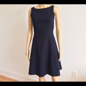 H M NAVY BLUE DRESS, SIZE 4, VERY GOOD CONDITION
