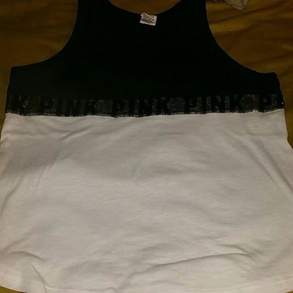 **TRADED** Vs pink bling tank