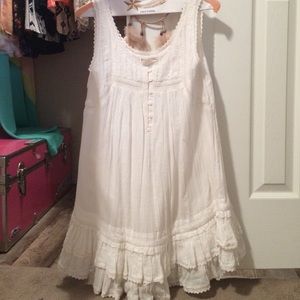Cream flowy dress