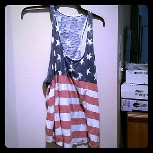 Americana razorback tank
