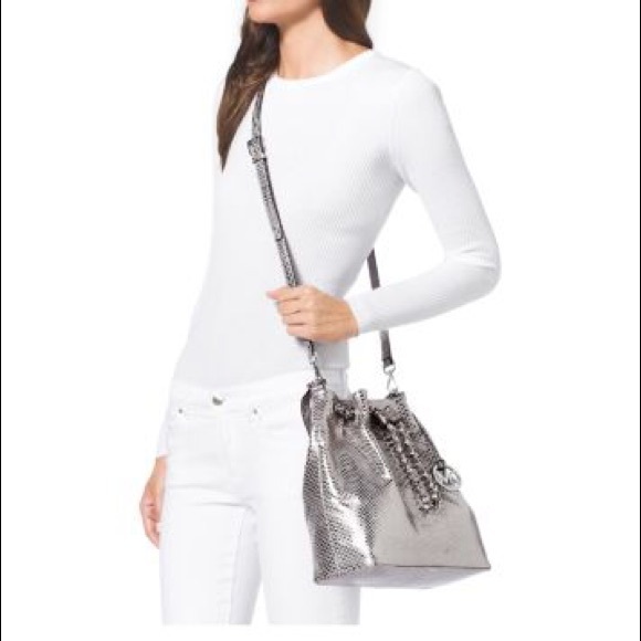 Michael kors Frankie metallic leather purse