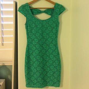 Green Lace Dress