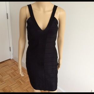FRENCH CONNECTION BLACK DRESS, SIZE 8=SMALL