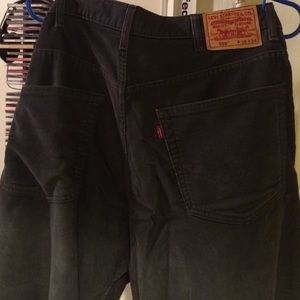 W38  L34 relax straight  Long gry levi's corduroy