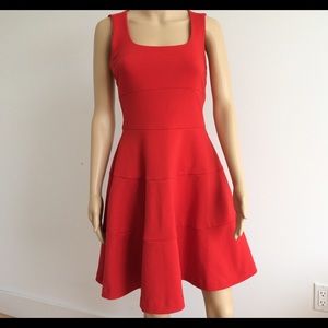 BANANA REPUBLIC RED DRESS, SIZE 2