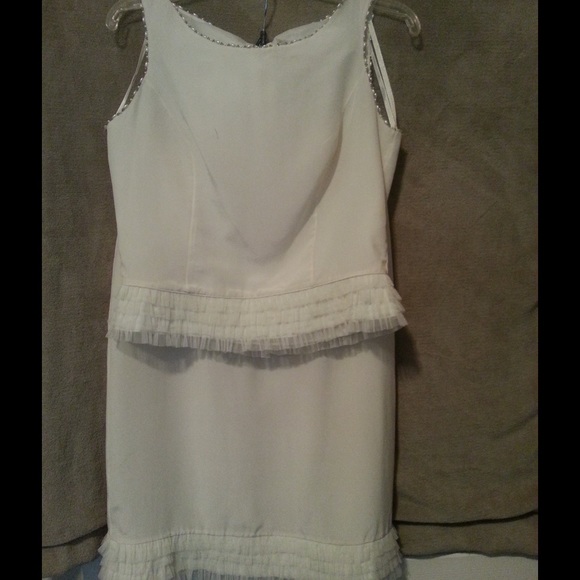 Winter White Two Piece Skirt Set