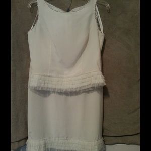 Winter White Two Piece Skirt Set