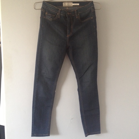 Free people hi rise denim jeans