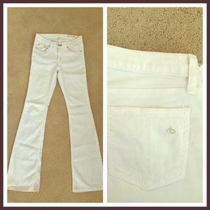 Rag & Bone white Elephant 26 Flare Bell Bottoms