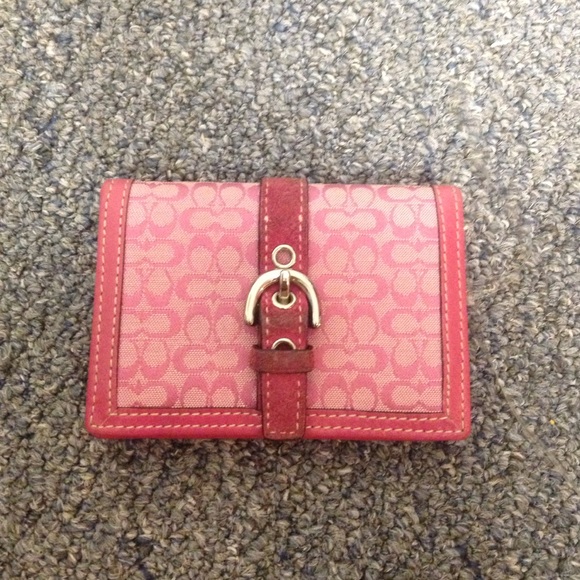 Authentic coach small card holder