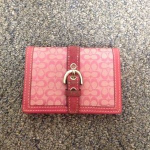 Authentic coach small card holder