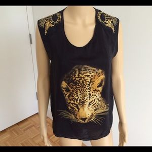 ZARA BLACK TOP, I CUTE THE TAG, SIZE SMALL