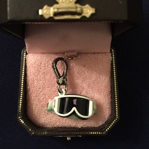 Juicy Couture Ski Goggle charm (silver)
