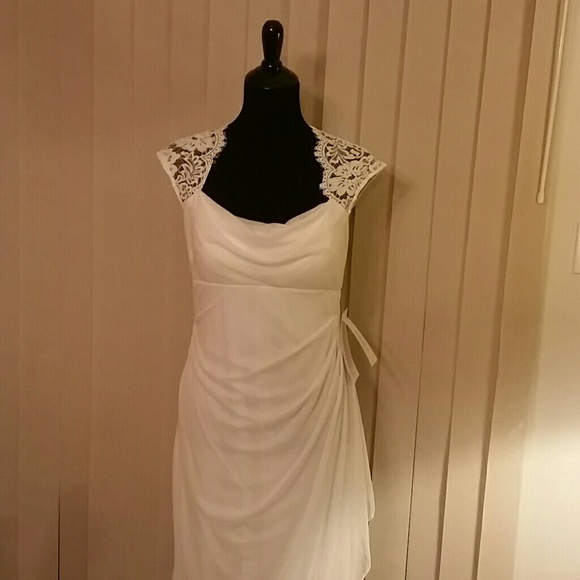 Long bridal dress