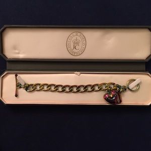 Juicy Couture multi-colored charm bracelet