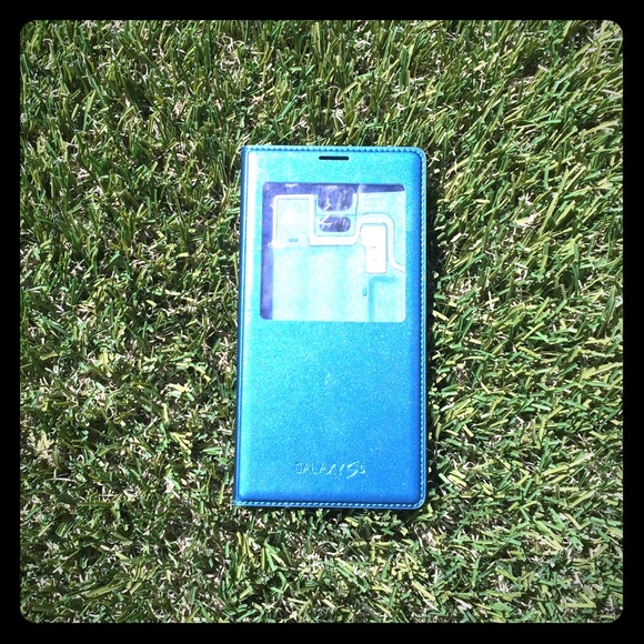 Peacock green S5 smart case