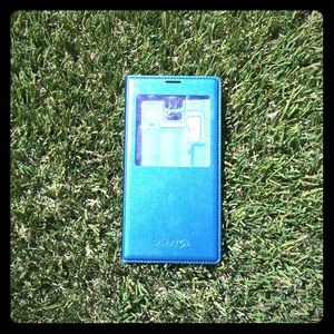 Peacock green S5 smart case