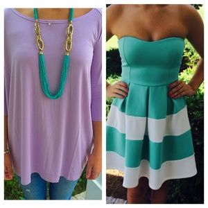 Bundle - Piko top and strapless dress