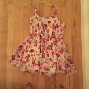 Pink rose sundress