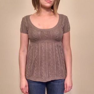 Abercrombie & Fitch Short Sleeve Sweater