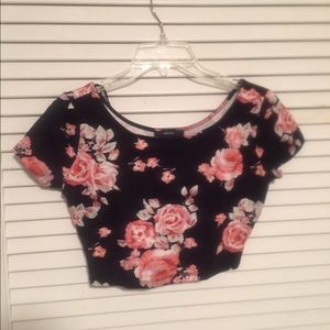 Floral crop top