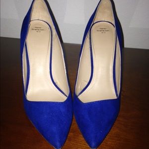 ZARA cobalt high heels