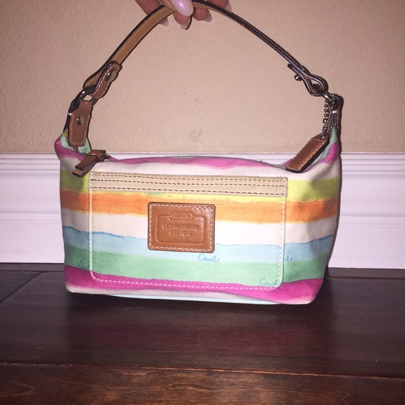 Mini Rainbow Coach Bag