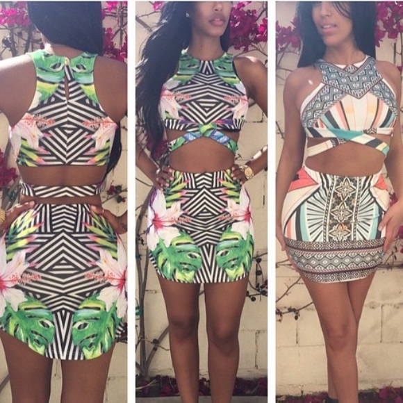 Lorrie 2 piece skirt set