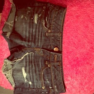 American eagle jean shorts