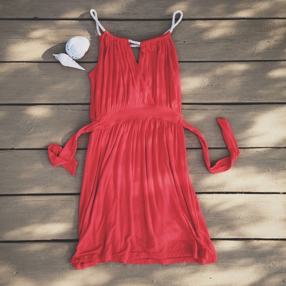 •Coral Dress•