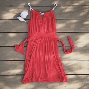 •Coral Dress•