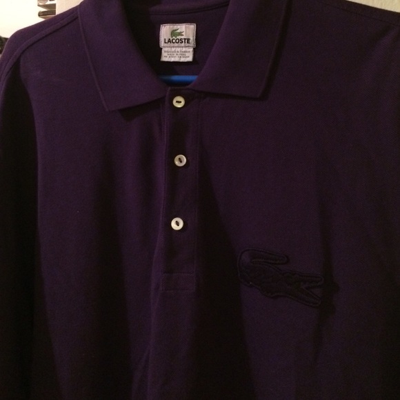 Purple Lacoste size 7