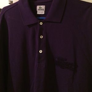 Purple Lacoste size 7