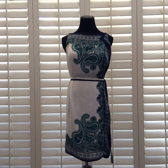 Max Studio Paisley Scarf Dress