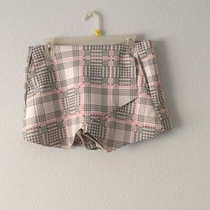 Plaid skort