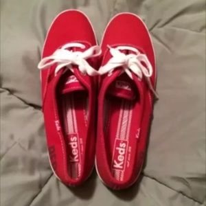 Womens Red Keds