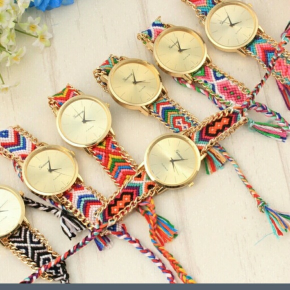 Friendship bracelet watch - Picture 1 of 4