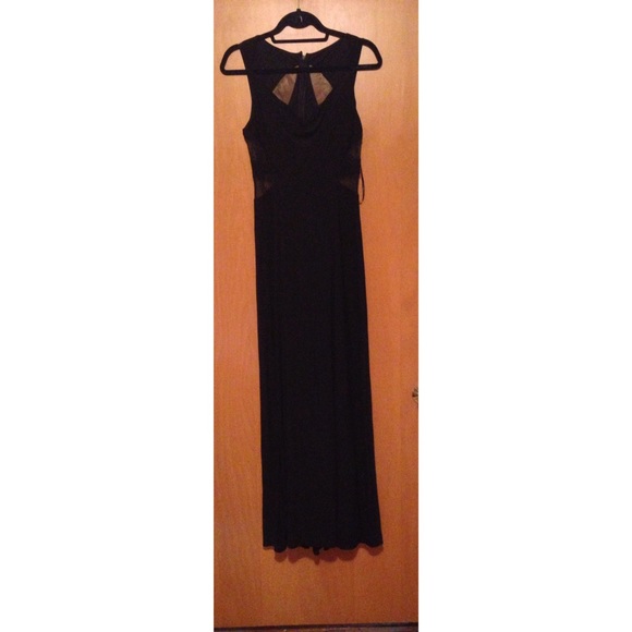 Sexy black prom dress