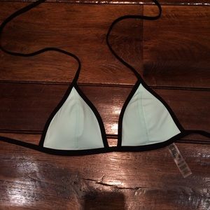 TRADED PINK triangle bikini top