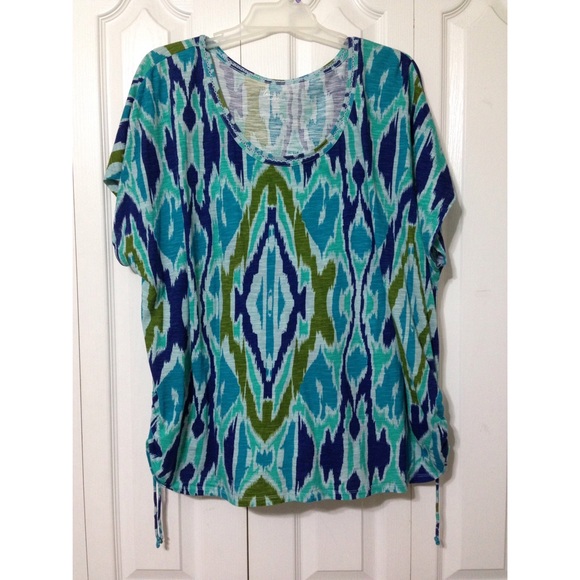 Green & Aqua top!
