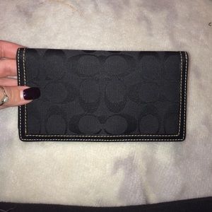 Authentic Coach check book holder
