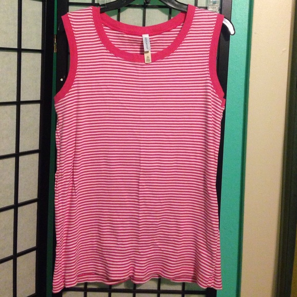 Pink & White Tee