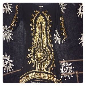 A tribal pattern dress