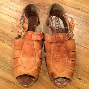 Women's Leather espadrilles